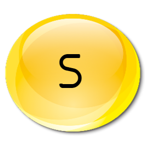元素記号：硫黄